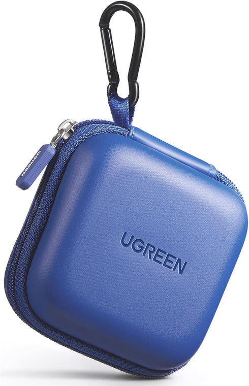 UGREEN Earphone Case, Waterproof Headphone Case Compatible with AirPods Pro Earbud Case and JLab Earbuds with Stainless Steel Carabiner, for Headp...