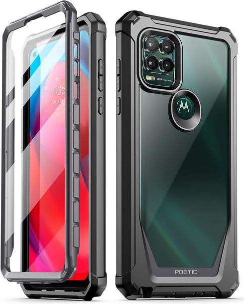 Poetic Guardian Series Case Designed for Moto G Stylus 5G (2021), Model # XT2131,Full-Body Hybrid Shockproof Bumper Cover with Built-in Screen Pro...