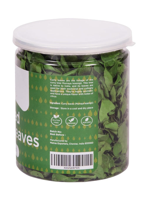 Dried Curry Leaves 0.7 Oz (900+ Leaves) | Aromatic Flavor of Whole Curry Leaves | Kari Patta | Tray Dried Fresh Cury Leaves | Whole Herb to Flavor...