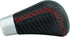 Abfer Leather Shift Knobs Car Gear Stick Handle Shifter Knob Fit for Most Manual Transmission Vehicles (Red)...
