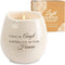 Pavilion Light Your Way Memorial Ceramic Vessel - 100% Soy Wax Candle with "I Have an Angel Watching Over Me From Heaven" Text, Decorative Soy Fil...