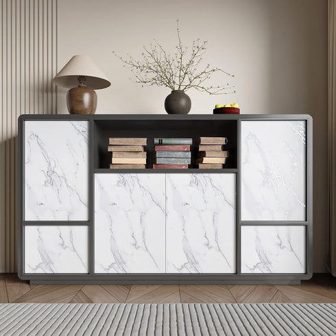 VaryPaper Matte Grey White Marble Contact Paper Peel and Stick Countertop Vinyl Wrap Waterproof Marble Wallpaper for Kitchen Bathroom Counter Top ...