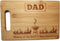 Laser Engraved Cutting Board Master of the Grill and Best Dad Ever Gift For father Birthday Gifts for Dad Personalized Cutting Board Gift Rectangl...