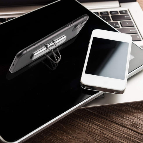 6 Pieces Finger Strap Phone Holders Phone Handle Grip Cell Phone Stand with Kickstand Elastic Phone Finger Holder for Cell Phone Case Small Tablet...