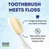 MOUTHWATCHERS Dr Plotkas Extra Soft Bristle Flossing Toothbrush Manual Soft Toothbrush for Adults | Ultra Clean Nano Toothbrush | Good for Sensiti...