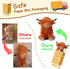 Highland Cow Stuffed Animals Toys Plushies Cute Cow Stuffed Animal Plush Cow Decor for Kids (10.5 inches)...