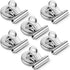GRTARD 6 Pack Magnetic Clips Strong Refrigerator Magnet Clips with Anti-Scratch Sticky Pads, Clips Magnets for Fridge, Whiteboard Magnets Clips Fr...