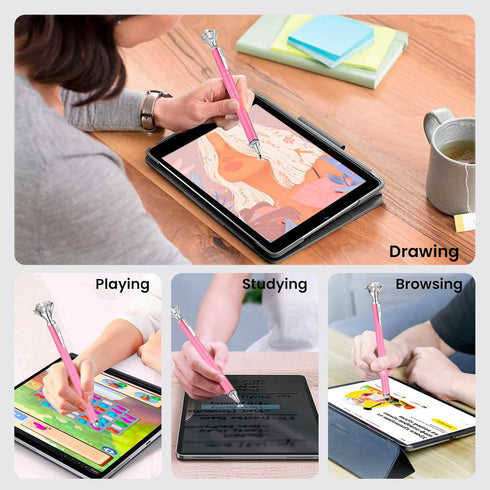Stylus Pen, Big Diamond Multi-Tips Stylus Pens for Touch Screens Capacitive Stylus Universal Stylist Pen for for iPad iPhone and All Other Tablets...