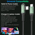 USB Cables - 90 Degree USB C to C Charging Cable for Fast Charging, Type C Phone Charger - Compatible with Android Phones - Reliable and Durable C...