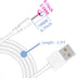 Bicmice 2.7Ft USB DC Charging Cable 2.5mm Fast Charger Replacement Cord - 2 Pack......