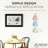 TRIPAR Vertical Wall Plate Rack, Black Display (3 Tiers) - Lightweight & Durable - Contains 3 Non-Adjustable Brackets - Elegantly Display Plates, ...