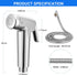 Bidet Sprayer for Toilet, Handheld Toilet Bidet Sprayer, Hand Held Bidet Sprayer for Toilet, Bathroom, Cloth Diaper, Toilet Jet Spray Set (2sets, ...