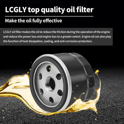 1 PC Oil Filter 49065-7007 49065-0721 492932 492932S Compatible with Kawasaki FR541V FR600V FR651V FR691V FR730VFS600V FS651V FS691V FS730V FX481V...