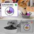 Slow Feeder Dog Bowls Insert, Bestalk Soft Silicone Slow Eating Dog Bowl Insert with Suction Cups for Small, Medium and Large Dogs(Purple S)...