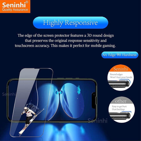 [1+1+2Pack for iPhone 13 Pro MAX 6.7inch Transparent Screen Protector 1Pack + Privacy Screen Protector 1Pack + Camera Lens Protector 2Pack, Temper...