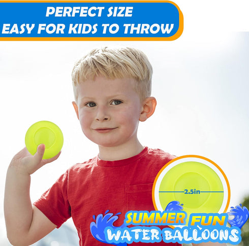 Water Balls 12 Pack Reusable Quick Fill Water Balloons Bombs Splash Soaker Ball Summer Outdoor Indoor Water Fight Toy for Kids Backyard Pool Activ...