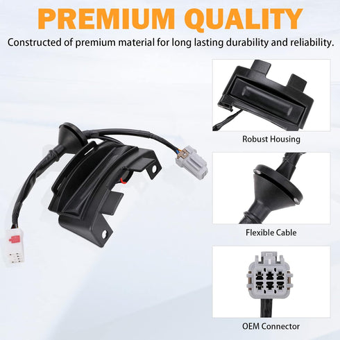 Veloster Trunk Button for 2012-2017 Hyundai Veloster Rear Hatch Lock Release Switch Trunk Latch Button Replace # 81260-2V010, 812602V010...