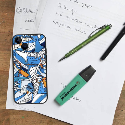 Compatible iPhone 14 Case for for Cool Boys Teen Girls, Basketball Shoes Sneaker Cute Aesthetic Color Ways Soft TPU Cute Funny Glossy Cover Graphi...