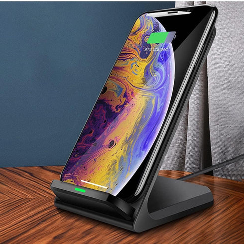 UrbanX Wireless Charger Stand, Qi-Certified for Motorola Moto Maxx, 10W Fast-Charging (No AC Adapter)......