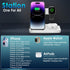 Wireless Charger, 3 in 1 Charging Station for Multi Devices, Charging Stand Dock for iPhone 8-16 Series, Apple Watch, AirPods Pro 3 2 with Adapter...
