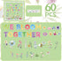 60 Pcs Wildflower Bulletin Board Kit Flower Classroom Bulletin Board with Borders Spring Bulletin Board with Butterfly Daisy Flowers Cutouts for C...