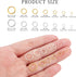 300 Pcs 10mm Open Jump Rings Silver, Gold and Rose Gold Plated Jump Rings for Jewelry Making Iron Made Single Ring Bulk for DIY Craft Earring Neck...