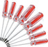 8PCS Magnetic Torx Screwdrivers Set Torx Security Screwdriver T8?T9?T10?T15 Torx 3mm, 75mm Long (red)...