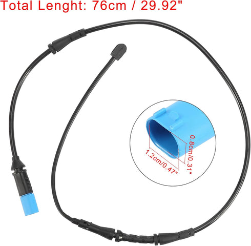 X AUTOHAUX Automobile Rear Electronic Brake Pad Wear Sensor Replacement 34356870350 for BMW X3 2018-2022...