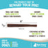 Raw Paws Beef Gullet Sticks for Dogs, 6-inch, 10-ct - Free-Range Cows raised without Antibiotics or Added Hormones - Gullet Sticks for Small Dogs ...