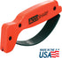 AccuSharp Knife Sharpener, Ergonomic Comfortable Handle, Compact & Easy to Use, Restore and Hone Straight & Serrated Knives, Blaze Orange...