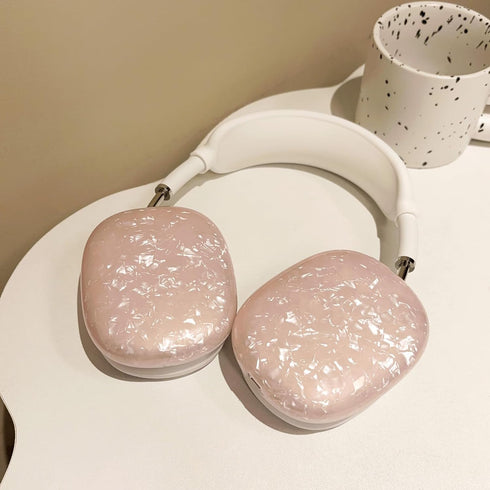 for Cute Glitter Airpods Max Case with Cleaner Kit, Anti-Scratch Shell Pattern Ear Pad Case Cover/Ear Cups Cover/Headband Cover for AirPods Max Co...