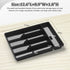 Silverware Organizer with Cutlery Icons?Silverware Tray for Kitchen Drawer?Plastic Flatware Tableware Silverware Drawer Organizer Utensil Organize...