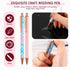 Epakh Weeding Pen, 2 Pieces Metal Vinyl Air Release Tool for DIY Crafts, Retractable Fine Point Writing Instrument...