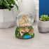 Elanze Designs Endangered Clouded Leopard 100MM Sturdy Glitter Water Wind Up Musical Snow Globe Tabletop Dresser Figurine Decoration Plays Tune We...