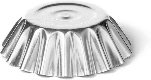 Muffin Cups for Kitchen Baking 2.36 Inch - Metal Egg Tart Molds for Baking, 30 Pcs - Reusable Mini Tart Tins and Cupcake...