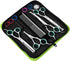 LovinPet Dog Grooming Scissors Set, all Safety Round Tips Professional 6 in 1 Germany Stainless Steel Dog Grooming Scissors Kit,Sharp and Durable ...