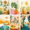 JYLMOOD 6 Pack Paint by Number for Adult Kits, DIY Flower Acrylic Oil Painting Kits for Adults Kids Beginners for Home Wall Decor 8X12 Inch, White...