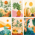 JYLMOOD 6 Pack Paint by Number for Adult Kits, DIY Flower Acrylic Oil Painting Kits for Adults Kids Beginners for Home Wall Decor 8X12 Inch, White...