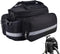 Oversized Rear Bike Rack Bag with Rain Sleeves, 27L Multi-Compartment Mountain Bike Saddle Bag with Reflective Tape, Waterproof Bike Trunk Storage...