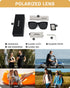 Meeloog Polarized Fit Over Glasses Sunglasses for Women UV Protection, Trendy Square Wrap Around Shades for Driving Riding...