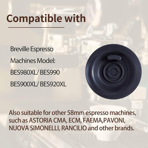 58mm Espresso Backflush Cleaning Disc For Breville Espresso Machines BES980XL/ BES990/ BES900XL/ BES920XL (2 Pack)...