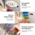 WODI Wooden Rain Stick Baby Toys 0-6-12 Months, Montessori Toys for Babies 6-12 Months, Developmental Toys Baby Rattles Infant Musical Instrument ...