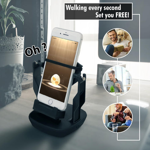 Phone Swing, Phone Rocker Compatible for Pokemon go Walker Cellphone Pedometer Accessories (Mute Version)(USB Cable) (Battery Compatible) Quick St...