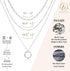 Silver Layered Necklaces for Women, Stackable Dainty Silver Choker Necklaces for Women Trendy Layering Circle Bar Pendant Chain Necklace Fashion J...
