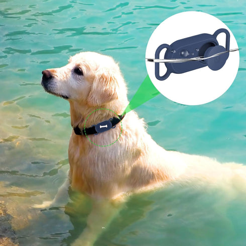 2pcs Dog Collar Holder for Galaxy Smarttag2, Silicone Pet Collar Case Cover Waterproof Protective Case Cat Collar Holder Accessory Compatible with...