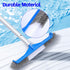 Pool Brush, 16.5" Pool Brushes for Pool Wall Cleaning, Premium Nylon Bristles Pool Brush Head with Easy Clip, Curved Ends High-Efficiency Pool Scr...