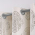 EXCLUSIVE HOME Augustus Metallic Light Filtering Grommet Top Curtain Panel Pair, 54"x108", Off-White...