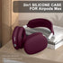 Compatible with AirPods Max, Ear Pad Case Cover/Ear Cups Cover/Headband Cover for AirPods Max Headphones, Anti-Scratch Accessories Soft Silicone P...