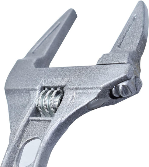 findmall Adjustable Wrench 6-68mm 8-Inch Short Shank Large Openings Wide Jaw Ultra-thin Wrench Lightweight Aluminum Alloy Repair Tools Fits for Ba...