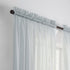 Pairs to Go Victoria Voile Modern Sheer Rod Pocket Window Curtains for Living Room (2 Panels), 59 in x 63 in, Grey, 2 Count...